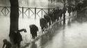 L’hippodrome Maison Laffitte inondé par la crue de la Seine en 1924