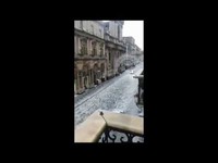 Italy - Wild river on street