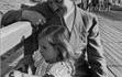 Helga Goebbels et Hitler sur la plage de Heiligerdamm le 13 Juillet 1935