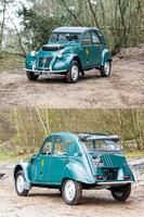 La 2CV Sahara, ici un modèle de 1964