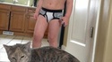 Une sucette et un chat