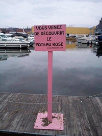 Le poteau rose