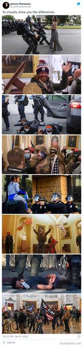Entre les manifestations de BLM et l’insurrection du Capitol, trouvez les différences subtiles