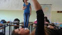 En classe