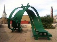Banc tordu