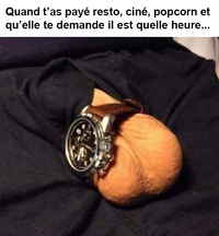 Quand t'as payé le resto...