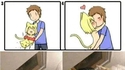 Chatte réversible