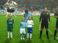 Tour de magie d'un footballeur
