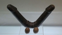 Double dong antique en bronze