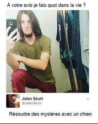 "Je fais quoi dans la vie? "