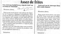 Assez de frites
