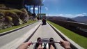 Descente en luge en Nouvelle-Zélande