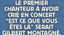 Le saviez vous?