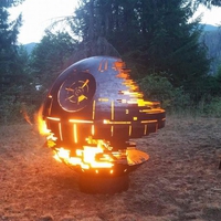 Death Star fire pit / barbecue