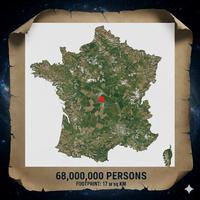 Si on faisait un concert avec toute la population française ça représenterait ce rond rouge de qualité 