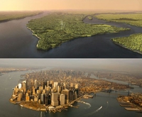 Manhattan avant et après
