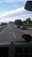 Bouchon pour une sortie d'autoroute