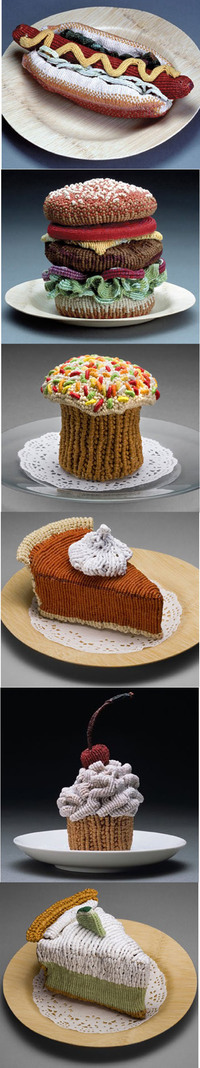Des mets en tricot