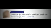 Les statuts de rhume en chanson