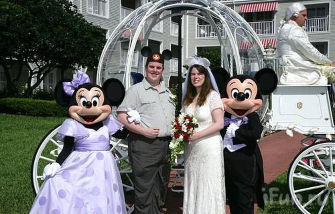 Un mariage chez Disney.