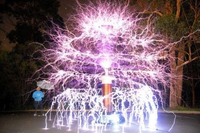 Sapin de noël de monsieur tesla