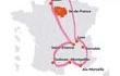 Carte des villes où l'arrêt est subite