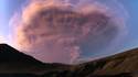 Un orage dans un nuage de cendre