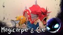 Pepakura motion Pokemon : Magicarpe et Léviator