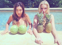 Pastèques et ananas