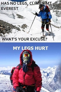Sans jambe, il gravit l'Everest