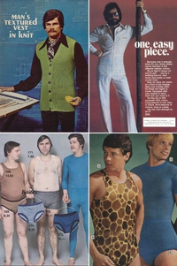 Exemples de la mode masculine dans les années 70