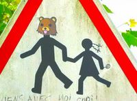 Passage d'enfants