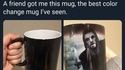 Tasse réagissant à la chaleur