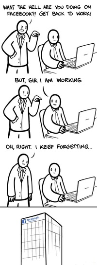 Facebook au travail