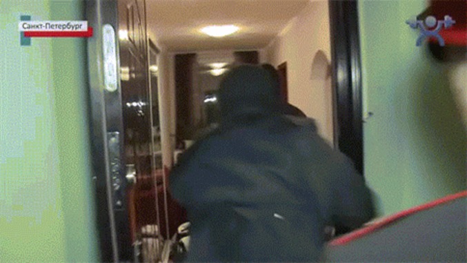 Arrestation musclée