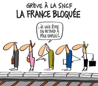 Grève à la SNCF, la France bloquée