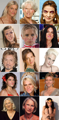 Des stars transformées en femme