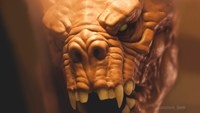 Sculpture d'un Deathclaw de Fallout 4