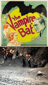 "The vampire bat", film d'horreur en NOIR & BLANC de 1933