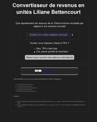 Convertissez votre salaire en unités "Liliane B."