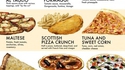 40 types de pizzas