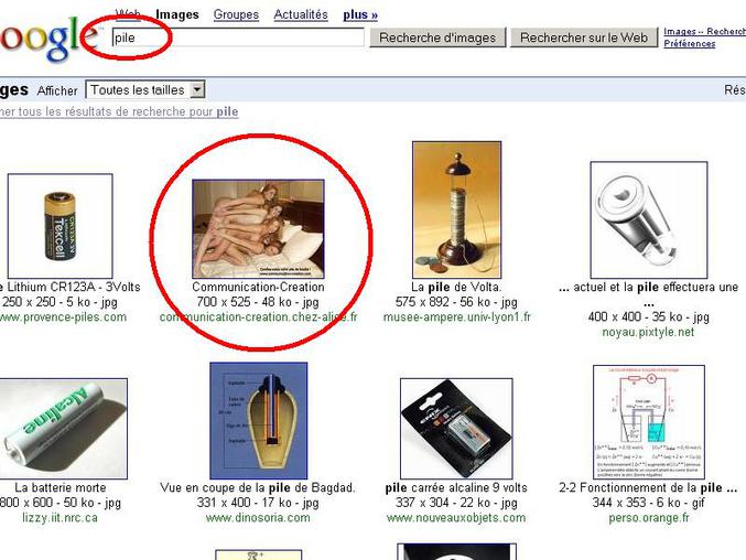 Les recherches Google-images nous surprendrons toujours...