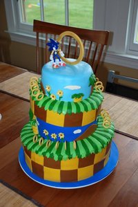 Gâteau Sonic