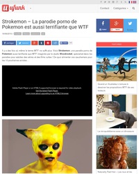 Strokemon, la parodie X de pokemon
