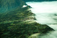 Un village dans les nuages