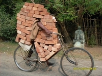 Transport de briques