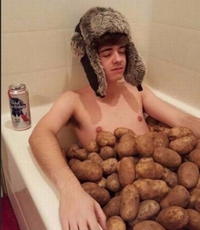 Un bon bain de patates