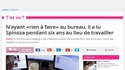 Non, il est en déplacement. Je peux prendre un message?