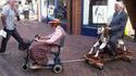Vieux couple excentrique