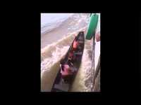 Juveniles pirates attacking ship